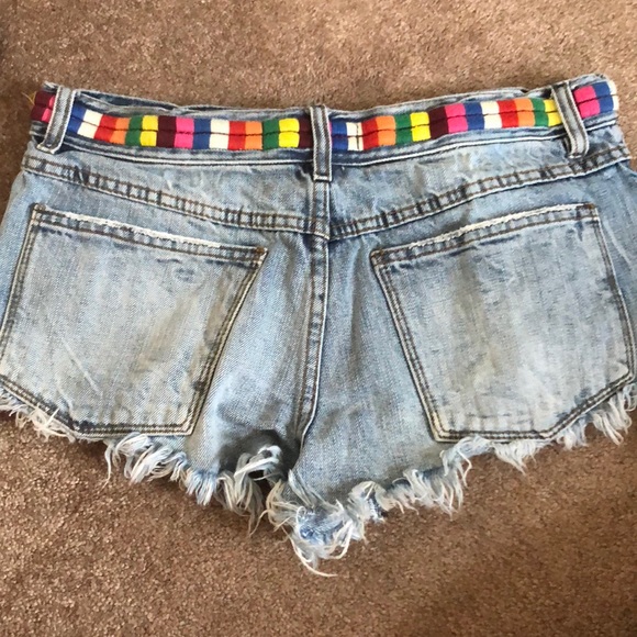 Free people denim shorts - Picture 2 of 3